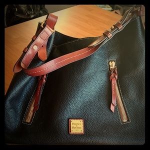 Dooney and Bourke Black Cooper Hobo Bag